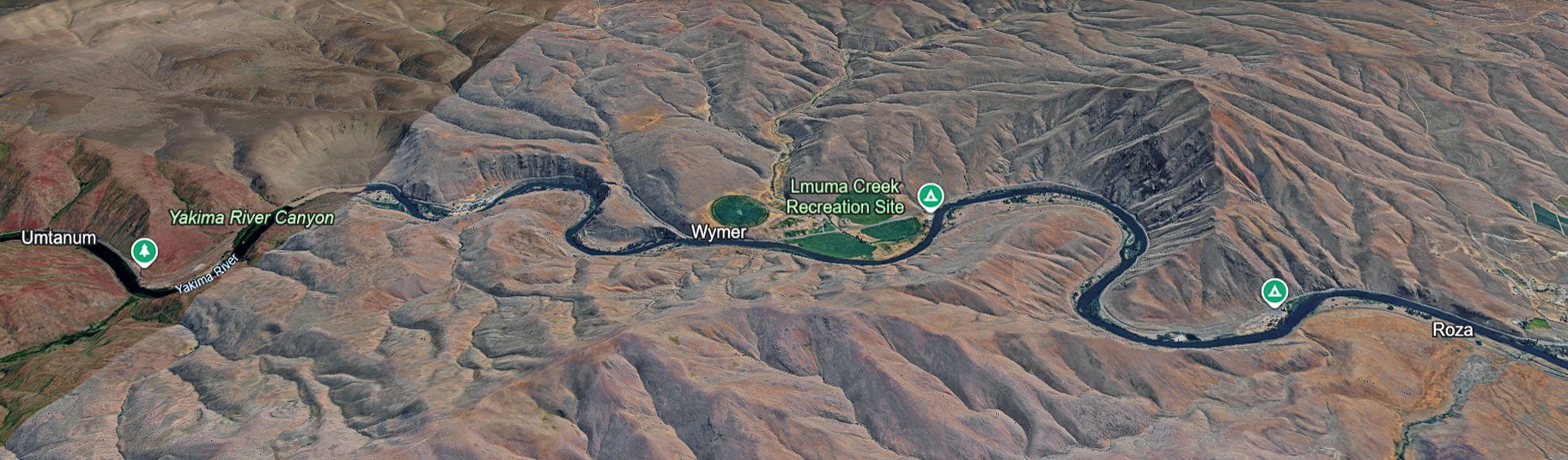 Satellite Float Route Map